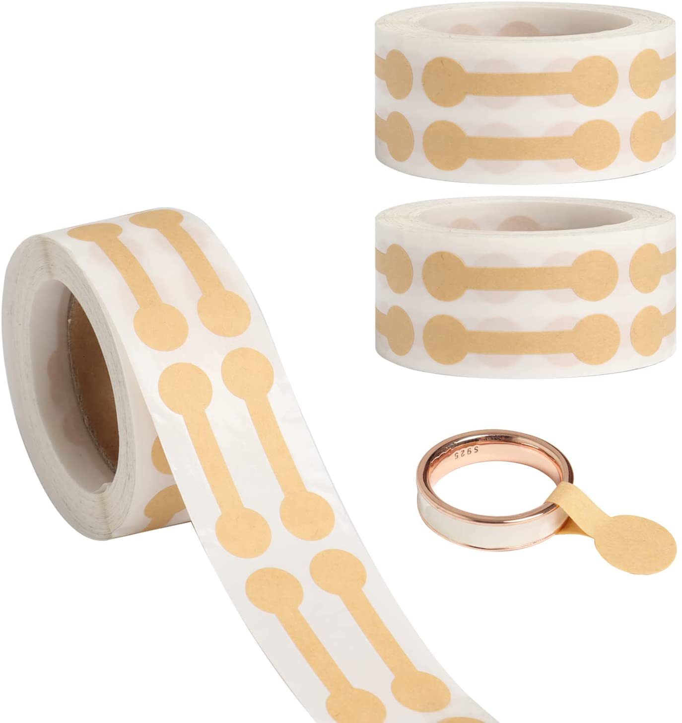 1 Piece Quantity Jewelry Price Decorative Natural Kraft Paper Handmade Sticker Label