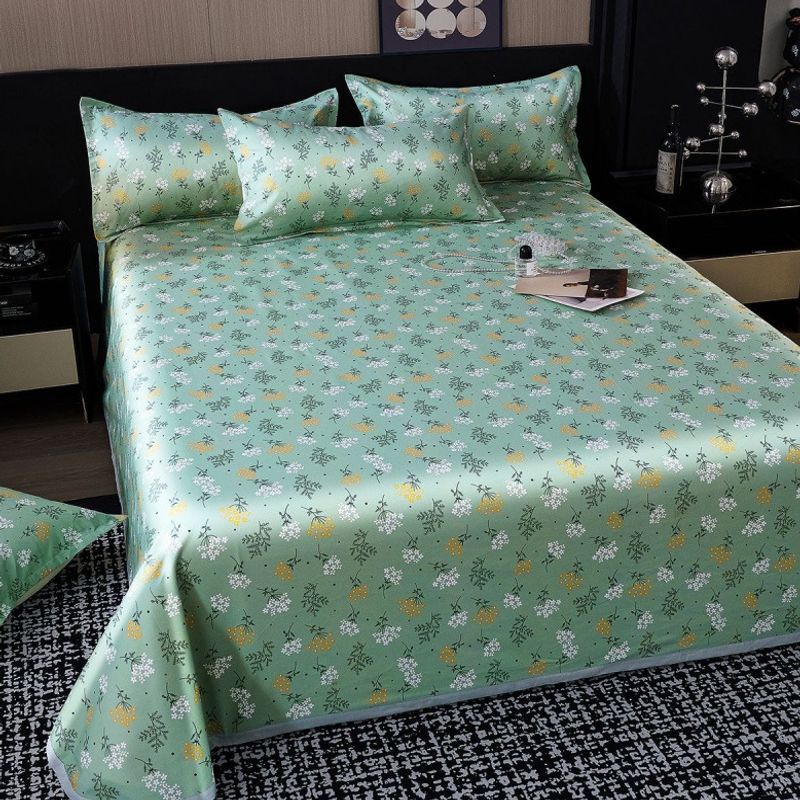 Estera de hielo estera de tres piezas set de estera de verano sábanas caseras dobles una sola pieza lavadora plegable estera de aire acondicionado suave