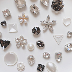 Hole Shoes 2 Accessory Water Drill Pearl DIY Shoe Clip Accessories Decorative Clips Chain Shoe Flower 3D Crystal Diamond