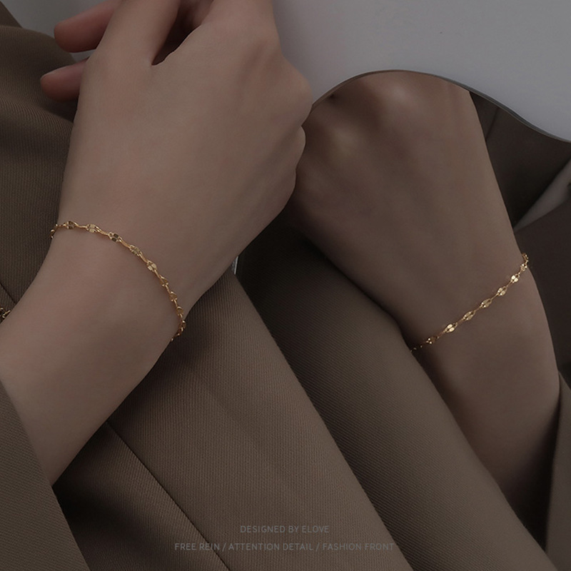 Fashion Geometric Titanium Steel Plating Bracelets 1 Piece