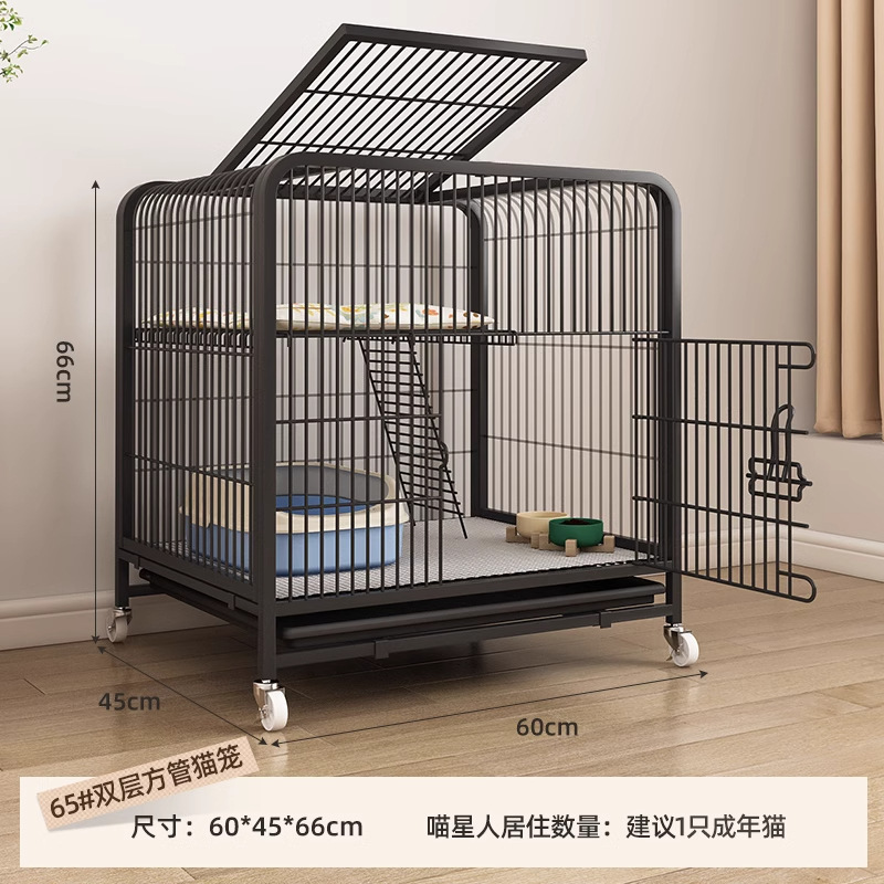 [강화 사각 튜브] 60*45*66 도르래와 채광창이 있는 두꺼운 사각 튜브 [검정색]