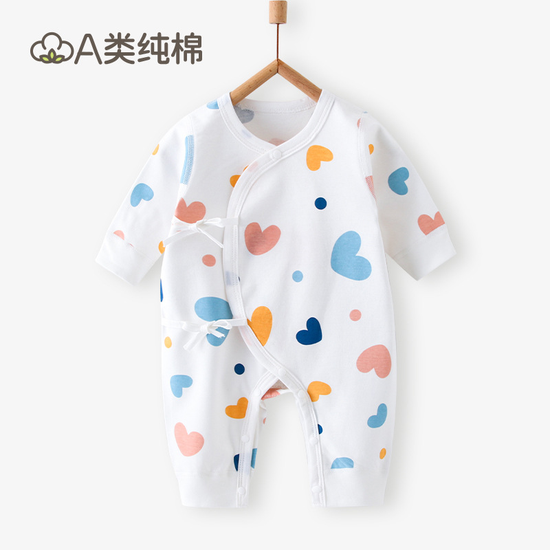 Ropa de bebé de algodón de clase A Ropa de bebé Anyang Ropa para niños Traje de rastreo Meneses pequeños Traje de otoño para bebés y niños pequeños Traje de una pieza