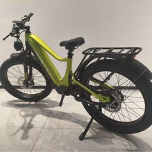 绿色电动自行车成人代步车折叠电动车长续航山地车新款防摔迷你车