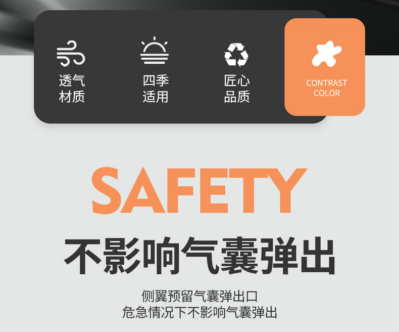 Supports drop shipping, Fengyun X3L perforated leather wear-resistant car seat cushion, full coverage specialized car seat cover