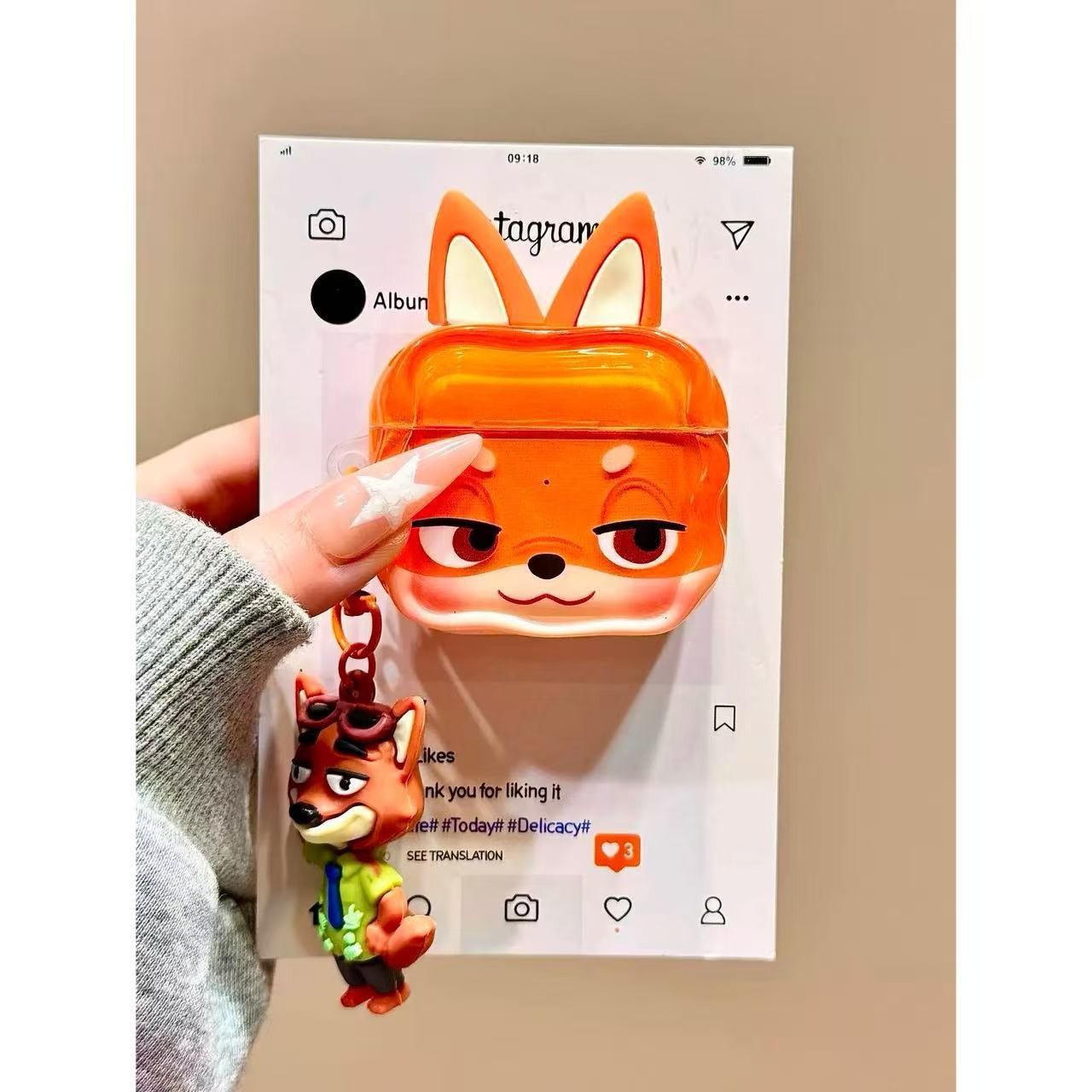 Estereoscópico auriculares Judith Colgante para AirPods 1 / 2 generación Apple inalámbrico Bluetooth auriculares cubierta34 image 6