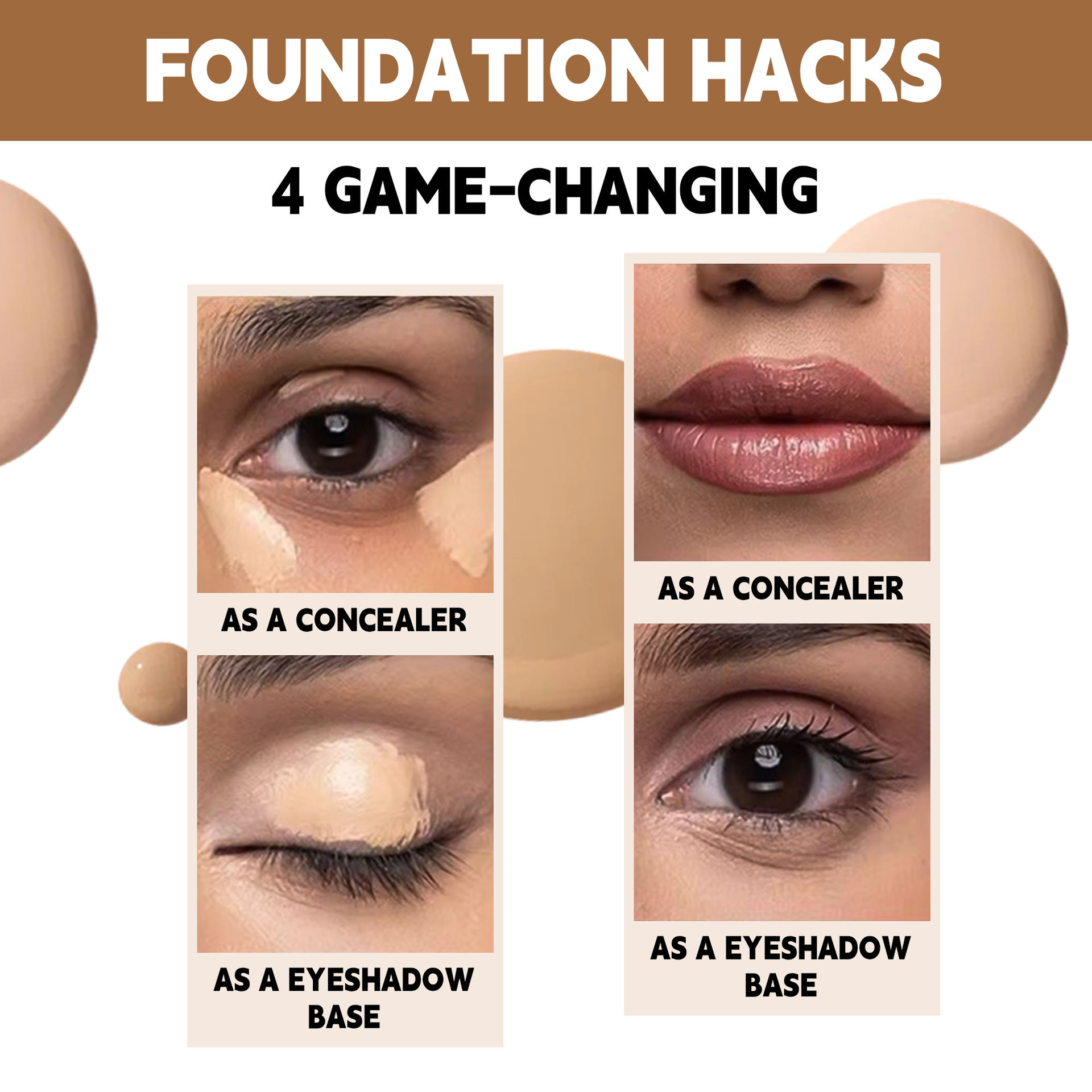 SHCOETY Cross-border Foundation matte Concealing Long-lasting Makeup without smudge, Pore-invisible Foundation, European and American Foundation cream undefined