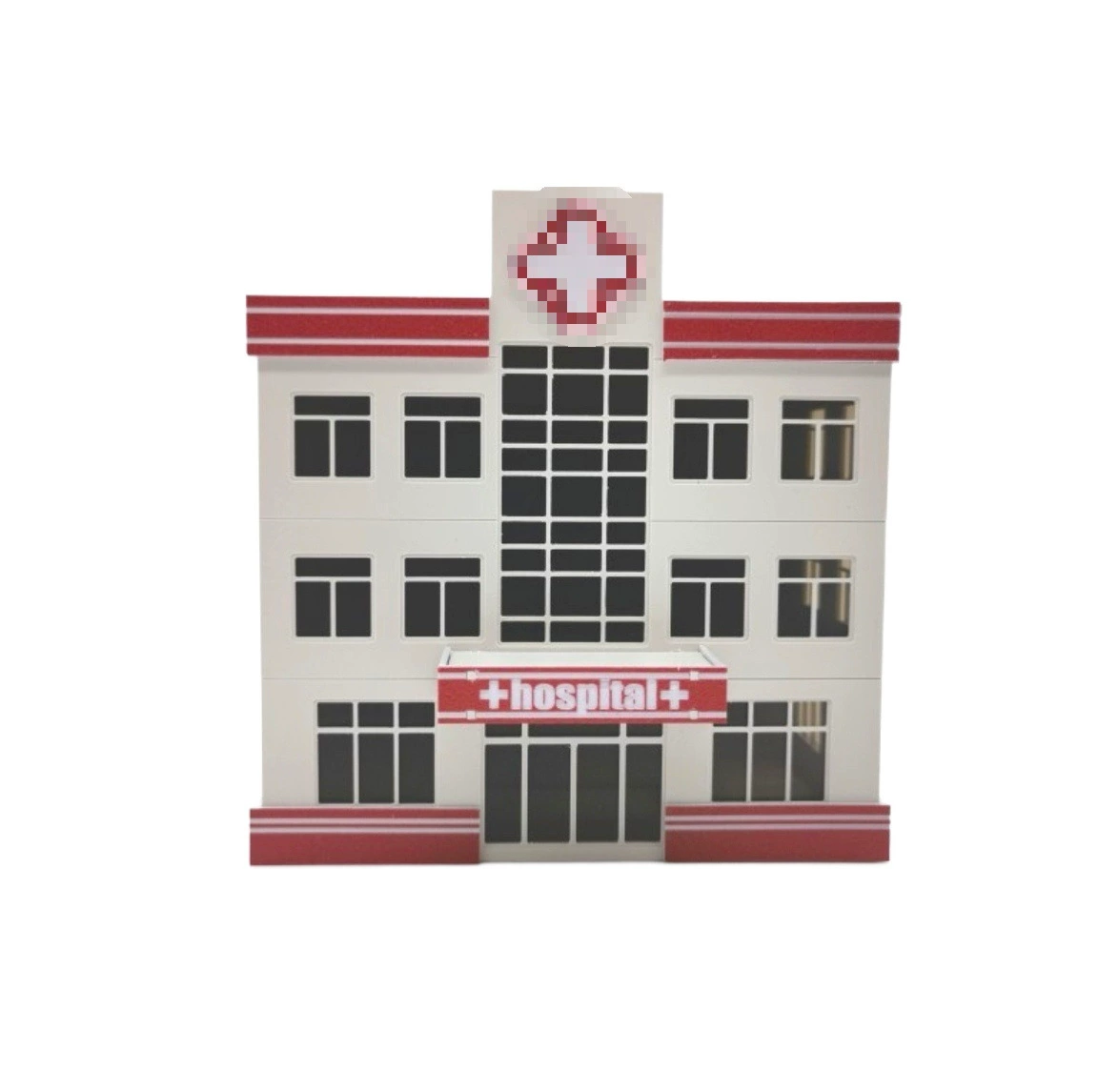 Пластический конструктор, дом, масштаб 1:87, масштаб 1:64, полиция
