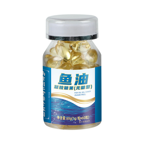 Nanjing Tongren Tang Fish Oil Capsules for Adults and Children, Nutritional Growth, Work, Leisure, Snacks, Factory Direct Sale
