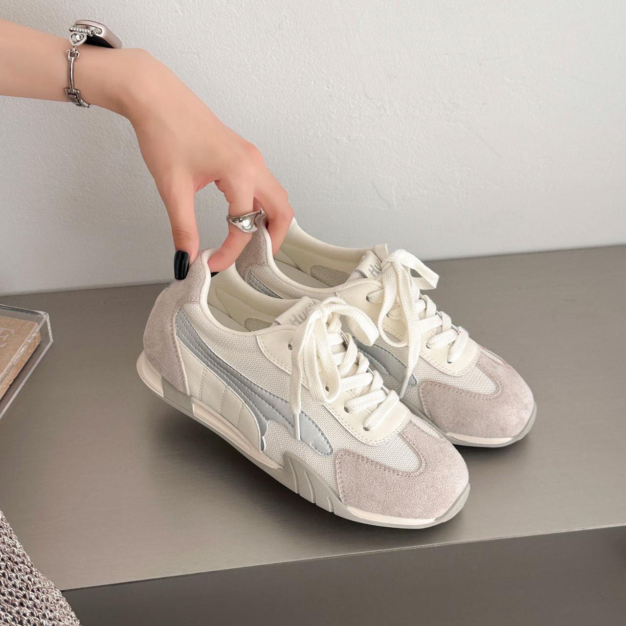 Zapatos de nicho de color para mujeres 2026 verano nuevo estilo universal suela gruesa elevación de moda cómoda y transpirable zapatos deportivos casuales para niños image 6