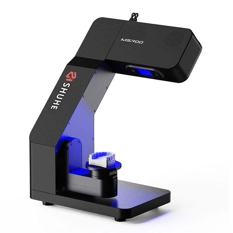 Escáner de modelo tridimensional dental MS300 / 600 / 1000 digitalizado multifuncional para escaneo de mesa de escaneo de prótesis dentarias