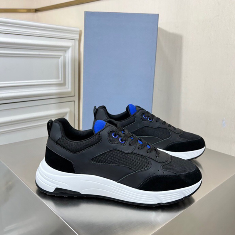 New Thick-Soled Dad Shoes for Men, Hogan Low-Top Lace-Up White Shoes, Inner Heightening Dad Shoes, Casual Sports Shoes, Trendy Shoes