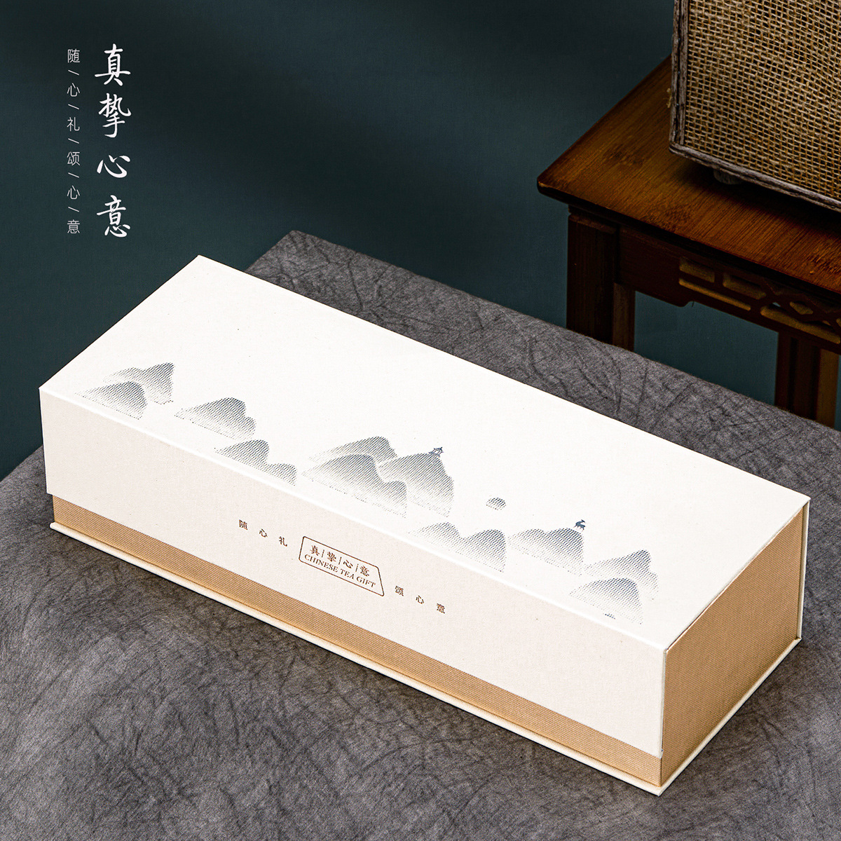 工厂新款包式25泡饼干茶泡袋盒可加印伴手礼茶叶包装空盒