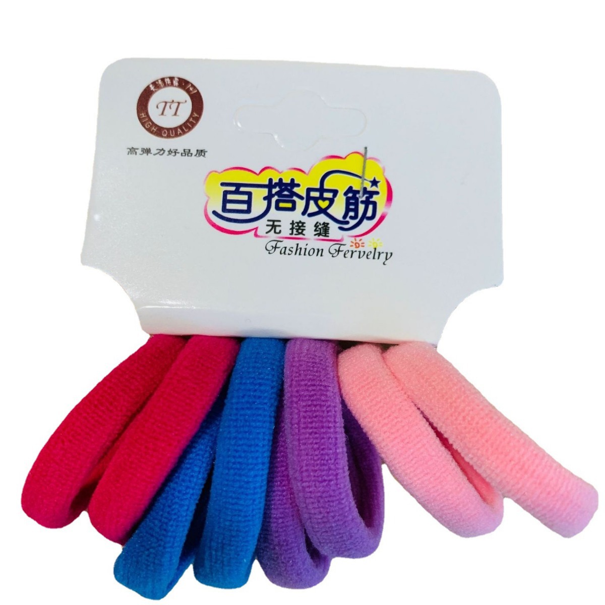 Gomas para el pelo coreanas – alta elasticidad, 8 unidades por pack, calidad económica