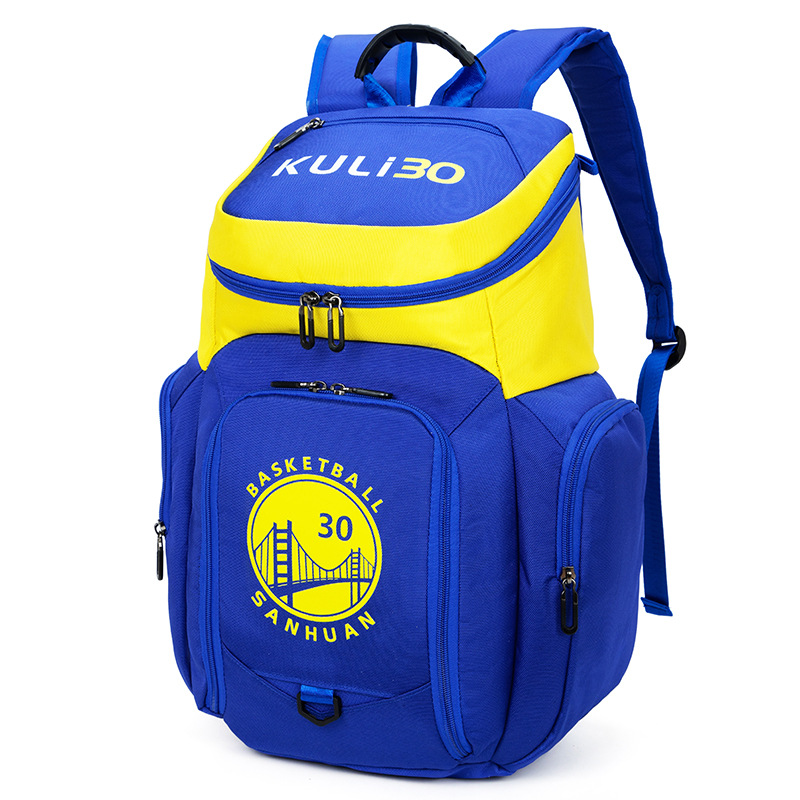Bolsa de baloncesto de tres anillos mochila Club Institución de entrenamiento de gran capacidad LOGO Mochila deportiva multifuncional al por mayor image 7