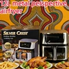 12L metal see-through air fryer