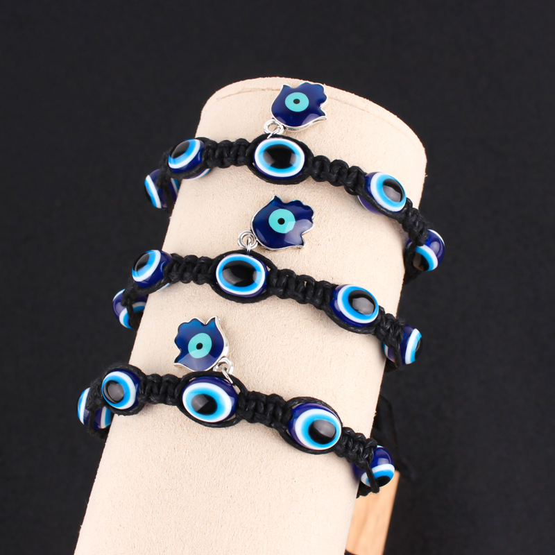 Lucky Evil Eye Red String Bracelet Protection Jewellery Minimalist_voghion.com