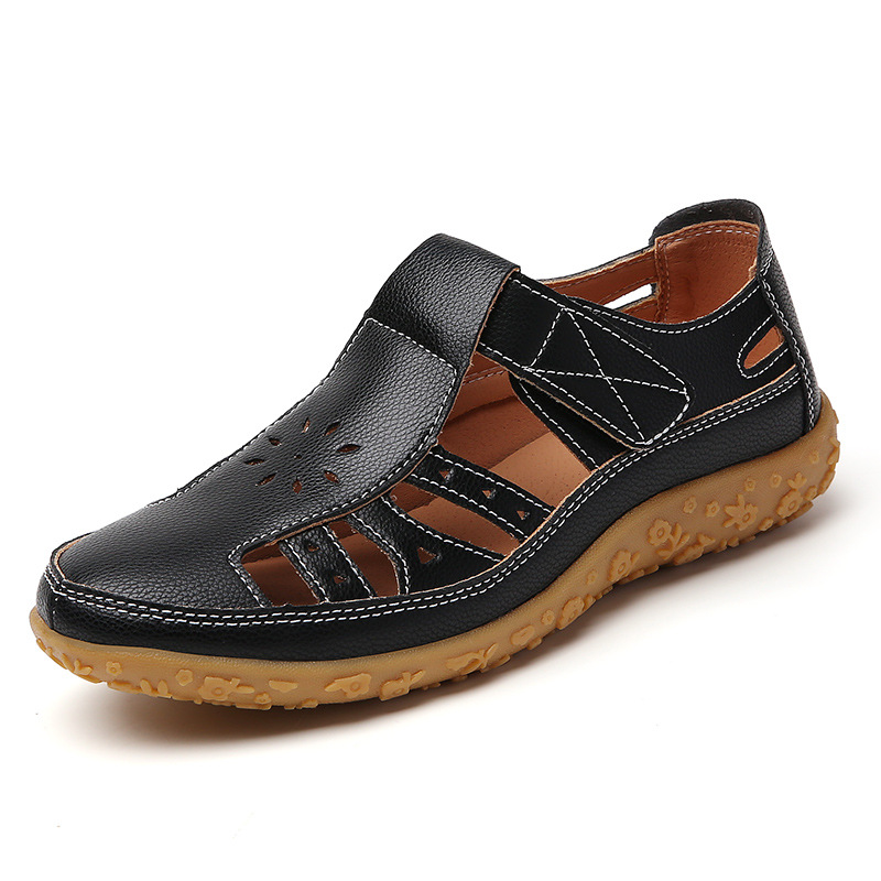 Spring and Summer New Women's Beach Sandals Hollow Fashion Flat Sandals All-match Cross-border Special