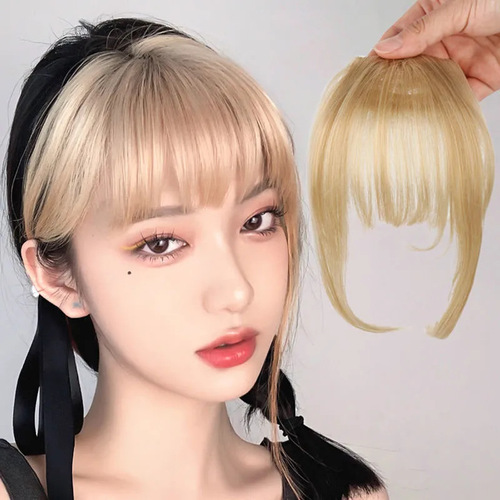 Bangs-dyed wig for female internet celebrity with the same comic bangs, natural invisible, traceless, artificial hair, traceless wig patch