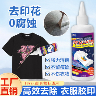 Clothes Printing Remover, Special Glue Remover for Logo Patterns, Jersey Number Printing, Label Washing Water, Heat Transfer Cleaning Agent