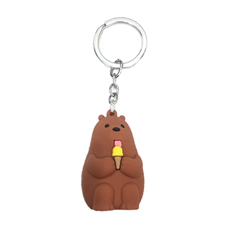 Keychain, three dimensional cute swimming ring, creative pendant, in 3d format, Birthday gift