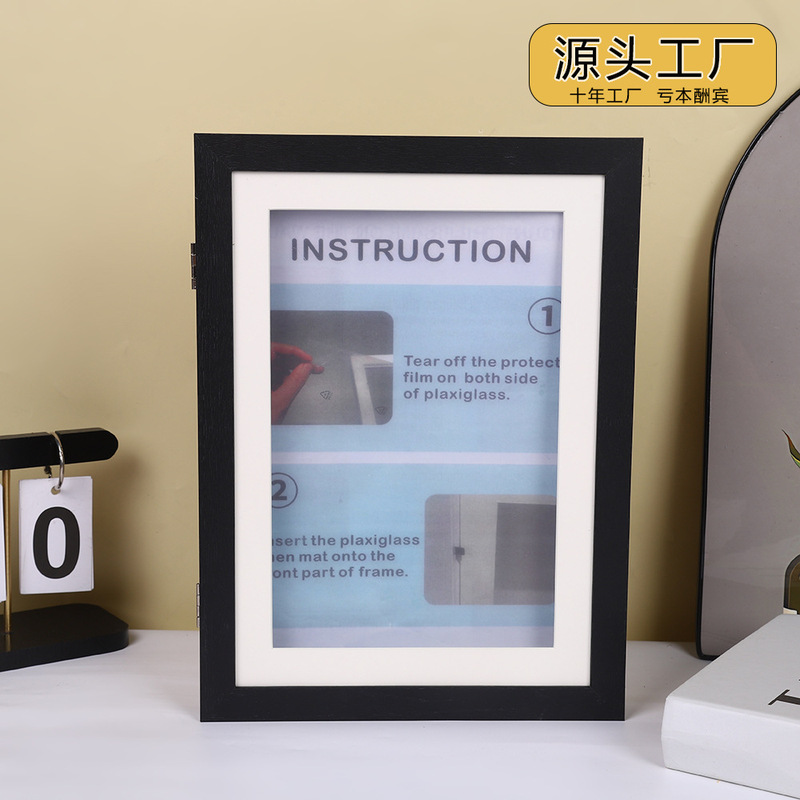 Flip Photo Frame Amazon Cross-border Explosions A4 A3 Children's Art Frame Storage KidsA rt Magnetic Frame