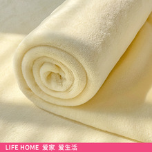 加厚牛奶绒床单单件冬季珊瑚绒法兰绒加绒被单枕套三件套