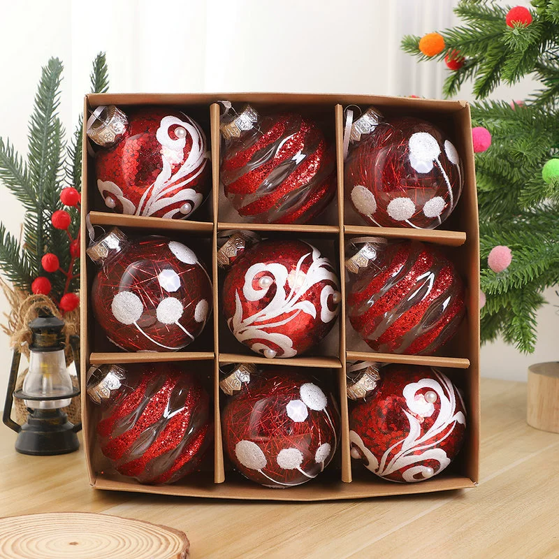 Украшение для елки подвеска шар рождественские принадлежности площадка оформления праздник шар блестящая подвеска подарок
