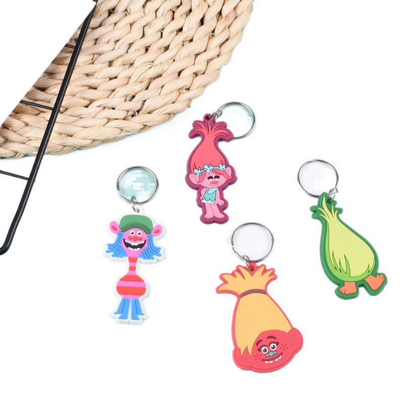 ПВХ мягкий резиновый брелок силиконовый персонализированный плоский пластиковый брелок подарок кулон ПВХ резиновый ключ настройки