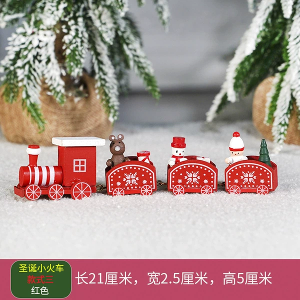 Wooden train (C), Red