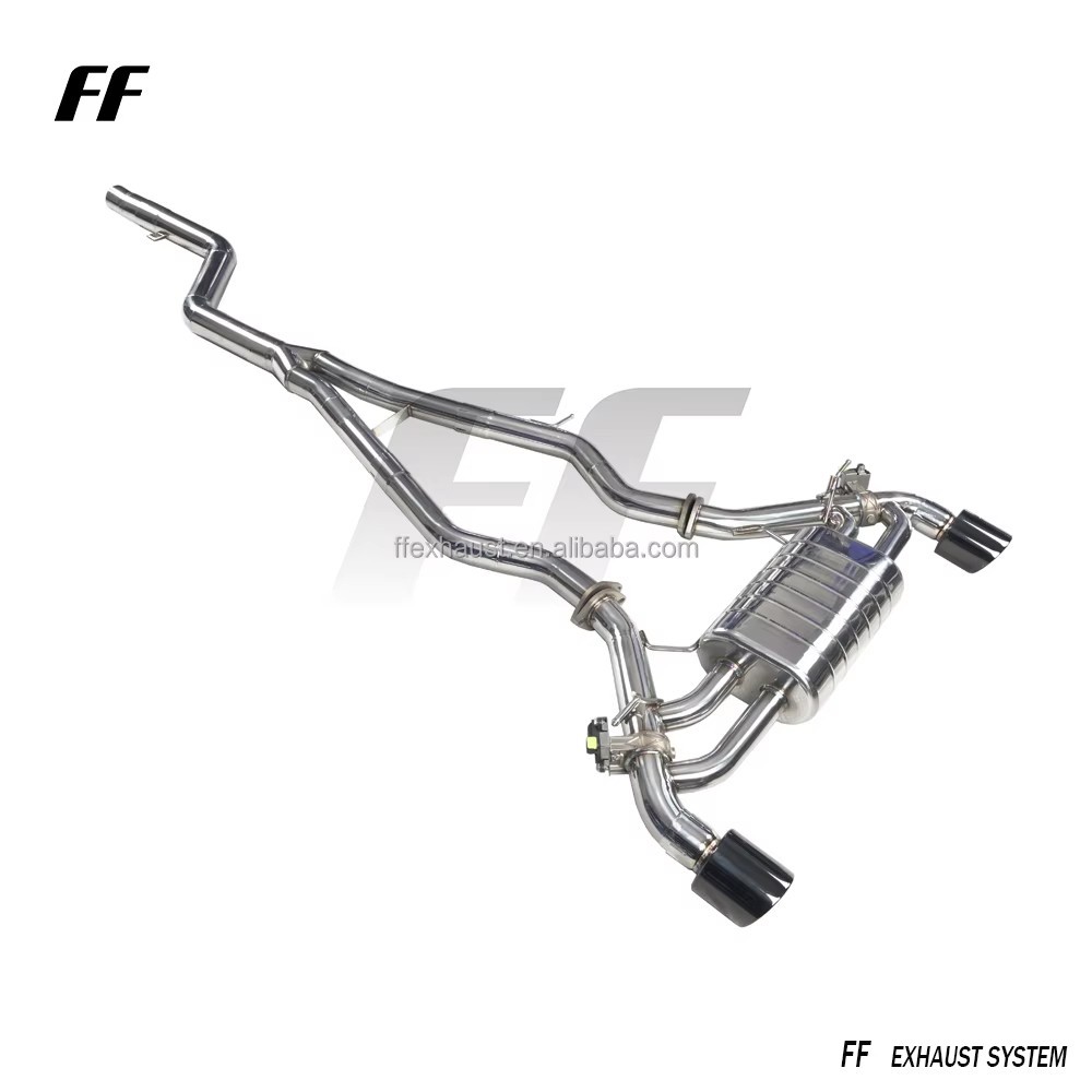Suitable for Toyota Supra A90 A91 3.0T silencer with valve performance stainless steel cat-back exhaust