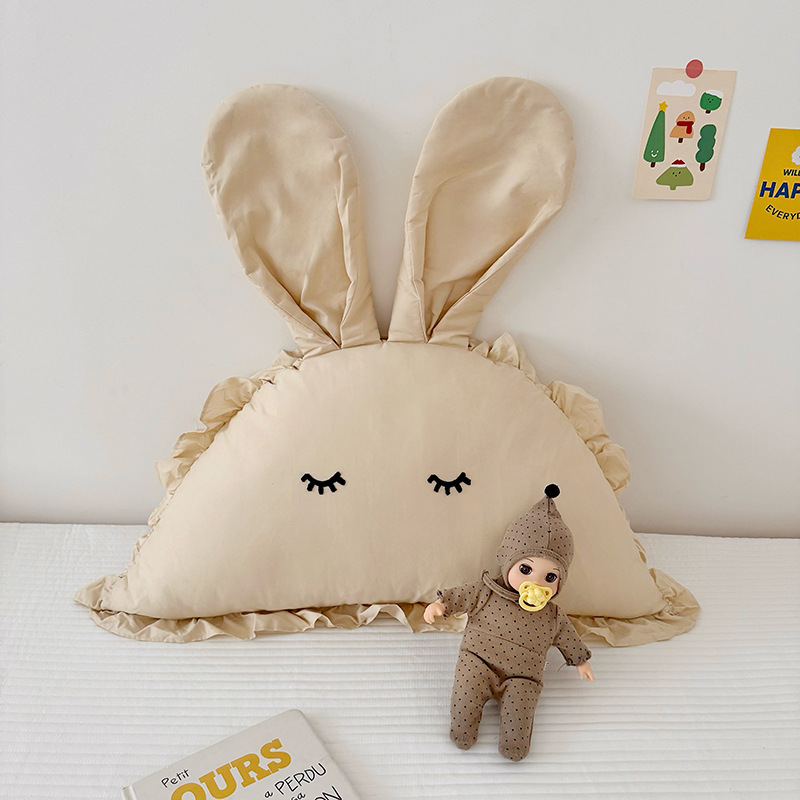 Cartoon Ins Style Bedside Cushion Bed Lumbar Support Tatami Backrest Soft Bag Dormitory Large Pillow Removable and Washable Pillow