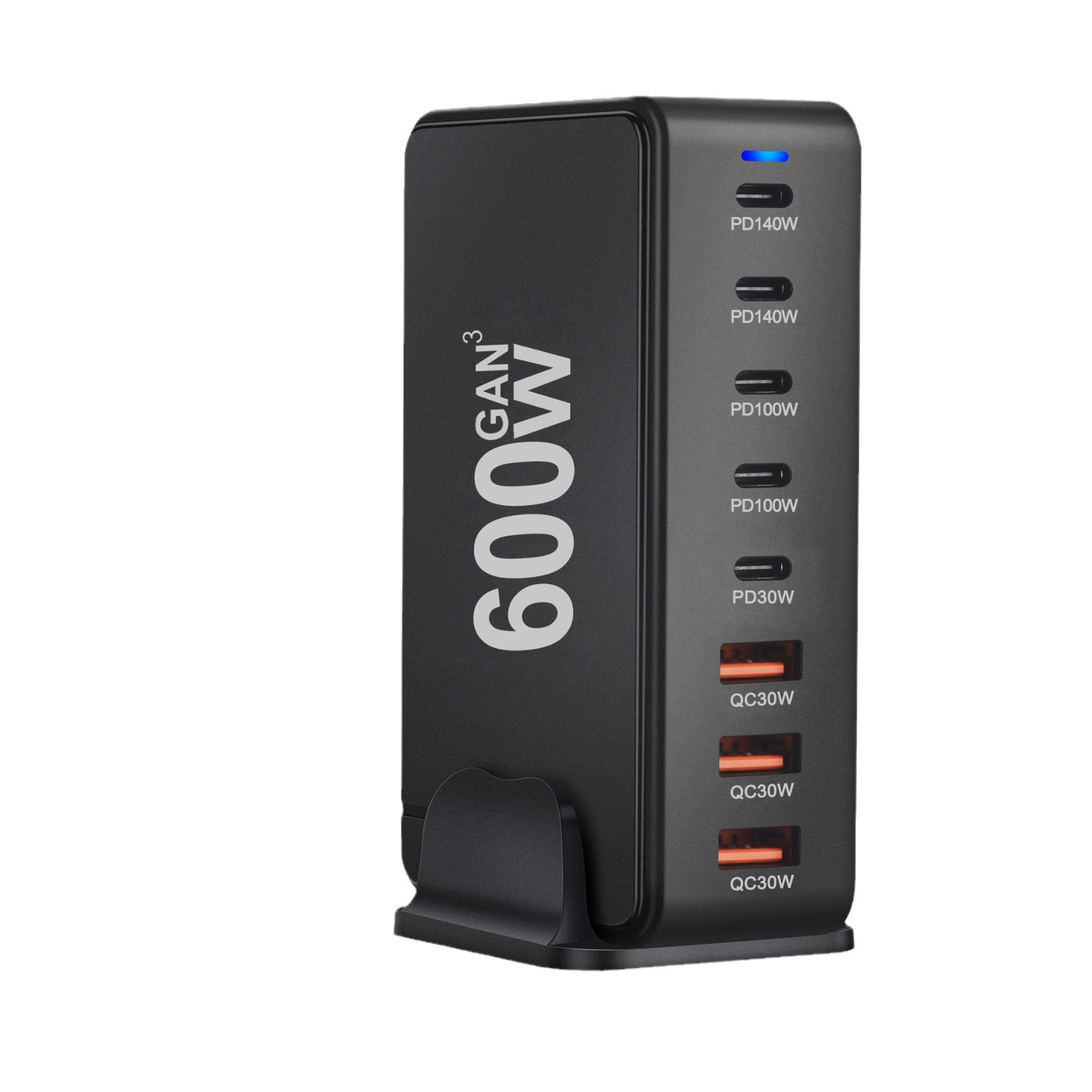 Amazonの新しい600W窒化ガリウムPD充電器、クロスボーダーモデルPD3.1多機能オーストラリア規格充電器、シングルポート140W