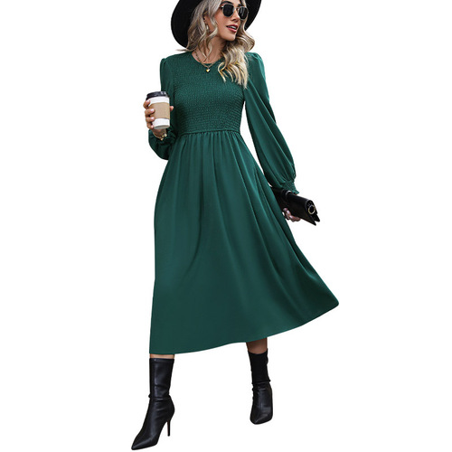 [Baifenzhi Clothes] Popular European and American women's dresses in autumn and winter