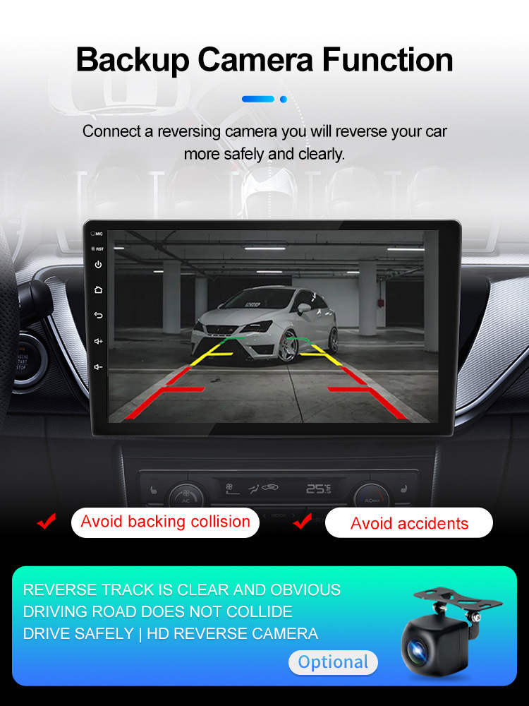 Cross-Border 7inch 9inch 10inch Android Universal Car Navigation Large Screen Device Carplay Car Player Navigation
