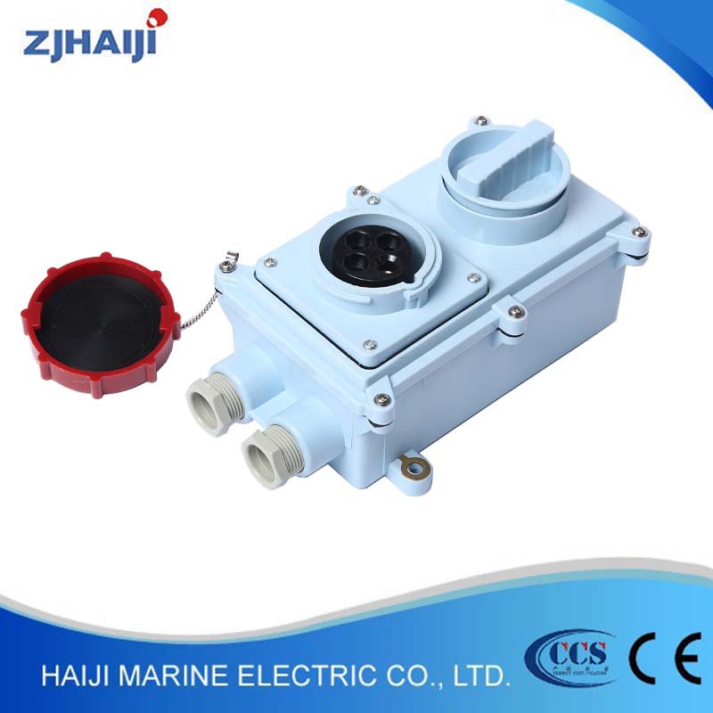 厂家直销船用开关带插座船用IEC防水开关带插座792774 插座