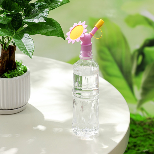 Watering flower spray nozzle two-in-one flower shower spray head sunflower watering can head watering watering tool can use beverage mineral water bottle