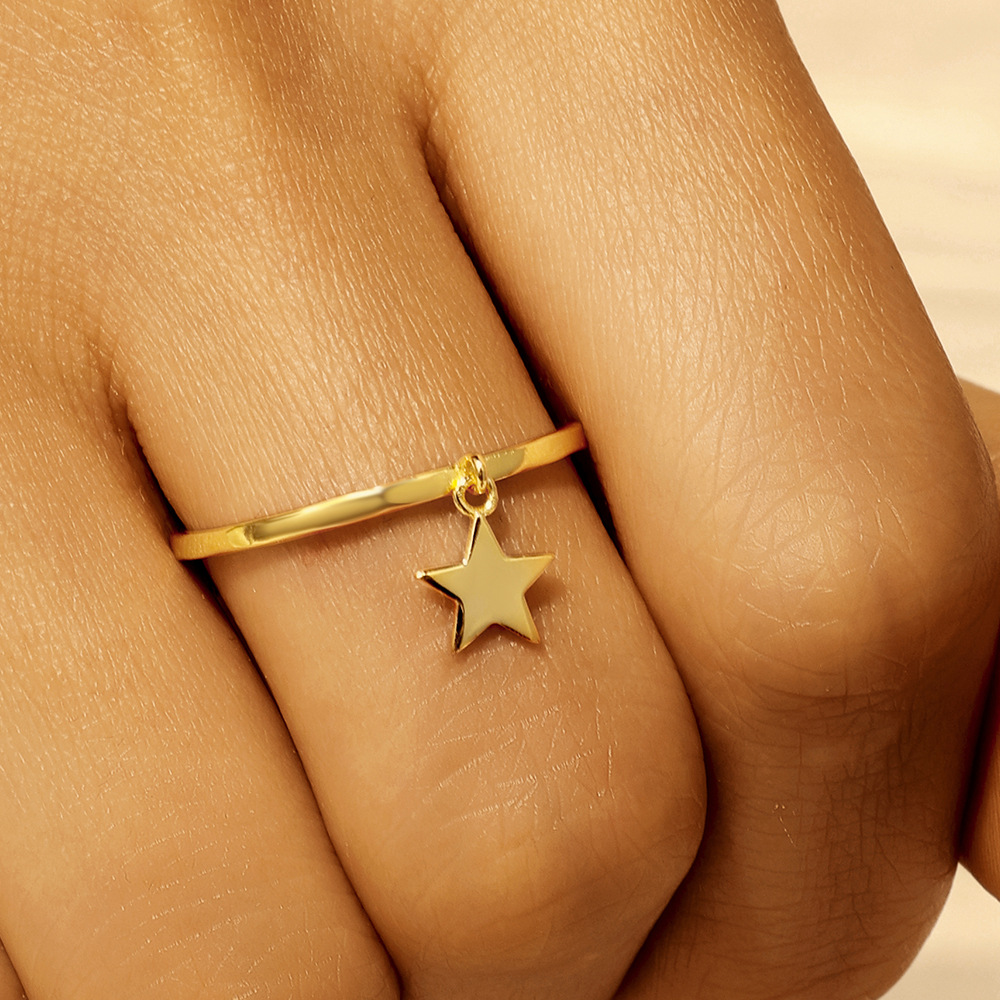 1g Weight Zircon Inlay Material Charm Rings, Rings Classification 7 Ring Size 1 Piece Quantity Wedding, Date, Engagement Occasion 925 Sterling Silver Material Cross, Star, Heart Shape Pattern All Seasons Season Women's Gender Inlay Design Simple Style Style Gold Color 925 Sterling Silver Zircon Cross Star Heart Shape Charm Rings Rings 925 Sterling Silver Rings 35