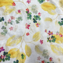 数码印花全棉弹力府绸 国风童装成人春夏款旗袍连衣裙面料diy包包