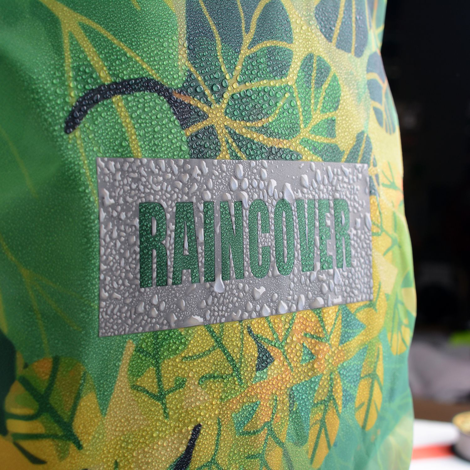 跨境专供反光书包罩防雨罩满版数码印花背包防雨罩防水套防尘罩