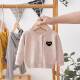 Live supply 2024 new children's sweater spring baby round neck solid color coat girls cotton knitted cardigan