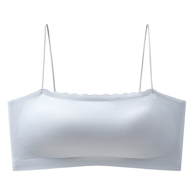 Pure Desire Ropa interior de alta gama Pechos pequeños de las mujeres reunidos Ropa interior sin costuras Sujetador Ropa interior reunada de las mujeres sin anillo de acero