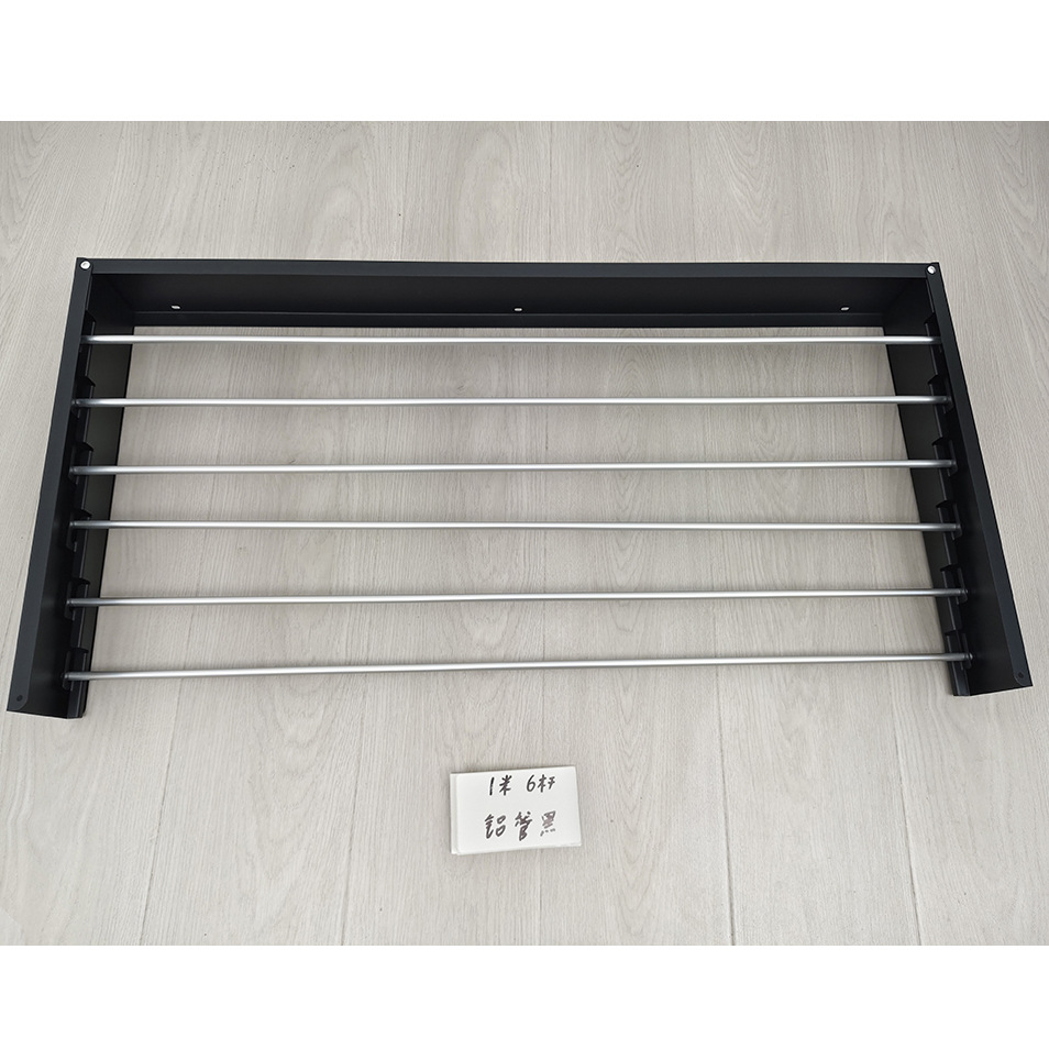 100cm(알루미늄 튜브 검정색) 6극