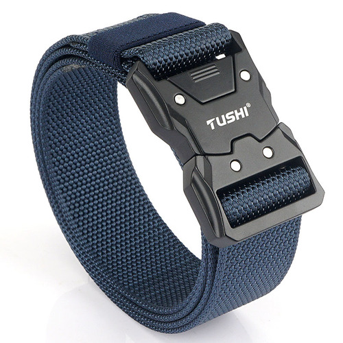 New Men's CS Tactical Quick Plug Men's Belt Outdoor Workwear Training Woven Nylon Belt Belt Wholesale