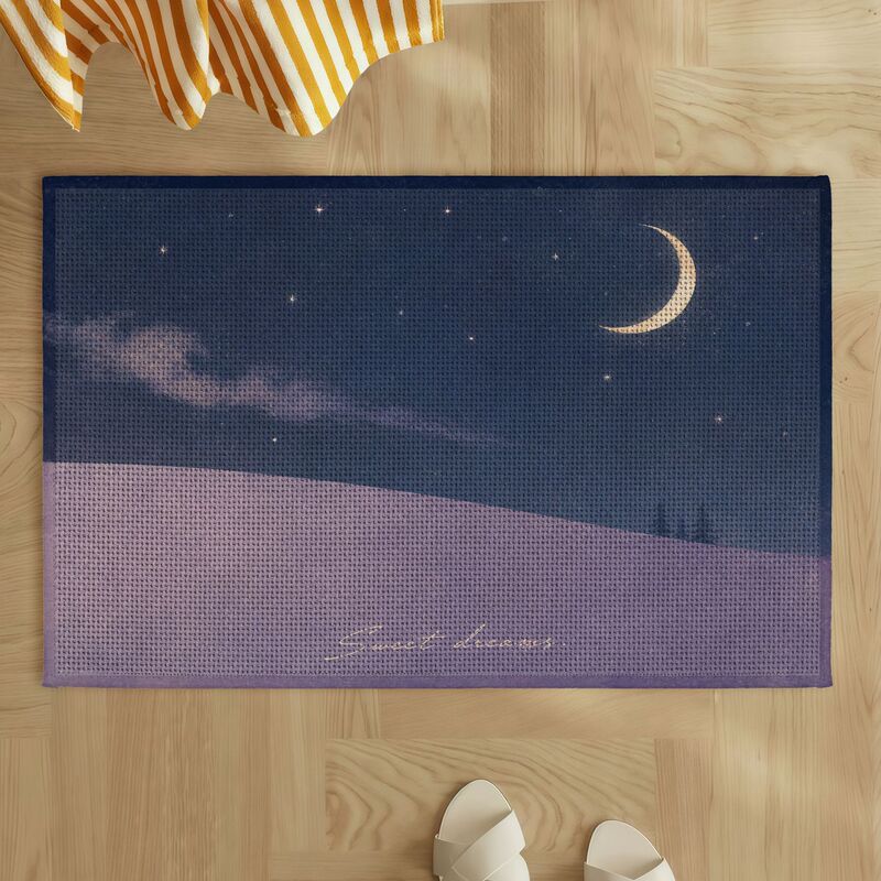 Beautiful Landscape Pattern Bathroom Floor Mat with Rubber Base, Water-Absorbent and Non-Slip, Suitable for Entrance Door and Bathroom Bathtub Beautiful Landscape Pattern Bathroom Floor Mat with Rubber Base, Water-Absorbent and Non-Slip, Suitable for Entrance Door and Bathroom Bathtub
