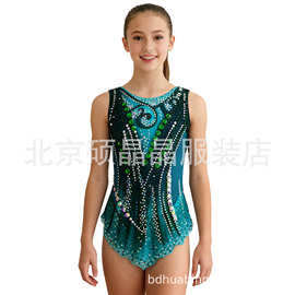 艺术体操表演服女儿童成人专业体操比赛服啦啦操训练BD9554