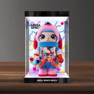 泡泡玛特SPACE MOLLY400%1000%JON BURGERMAN乔恩·伯格曼展示盒