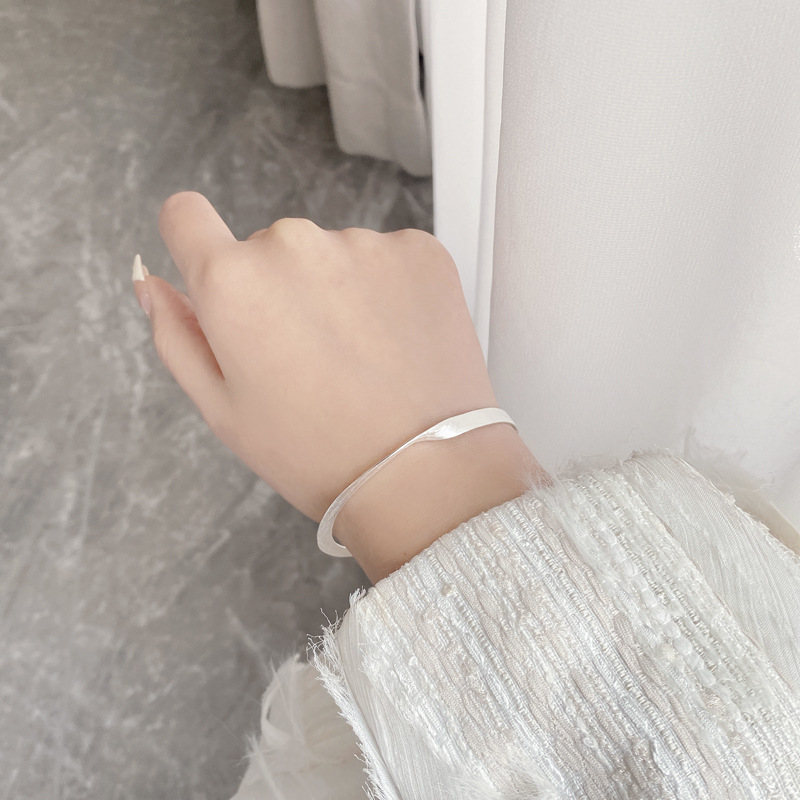 Casual Geometric Sterling Silver Plating Bangle 1 Piece