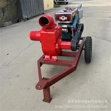 灌溉绿化高扬程柴油机一体泵 汽油机水泵农用灌溉自吸式水泵