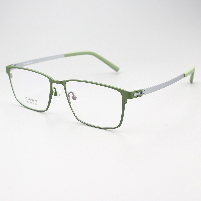New men's outdoor sports basketball glasses frame business pure titanium screwless myopia glasses frame