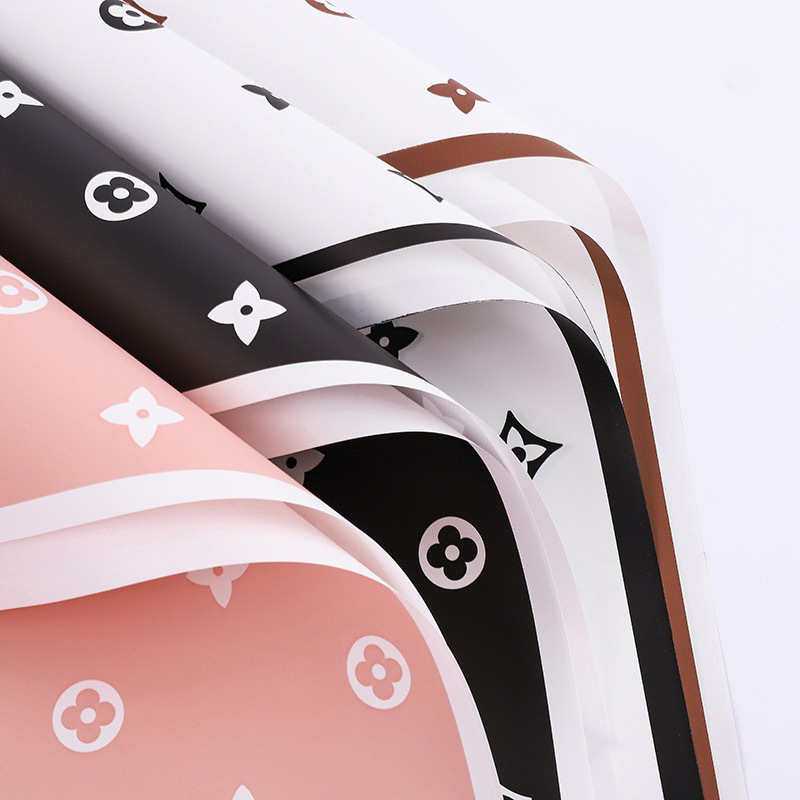 LiZhiRan papel de embalaje de flores en stock florista paquete de flores de gran marca material de papel de flores